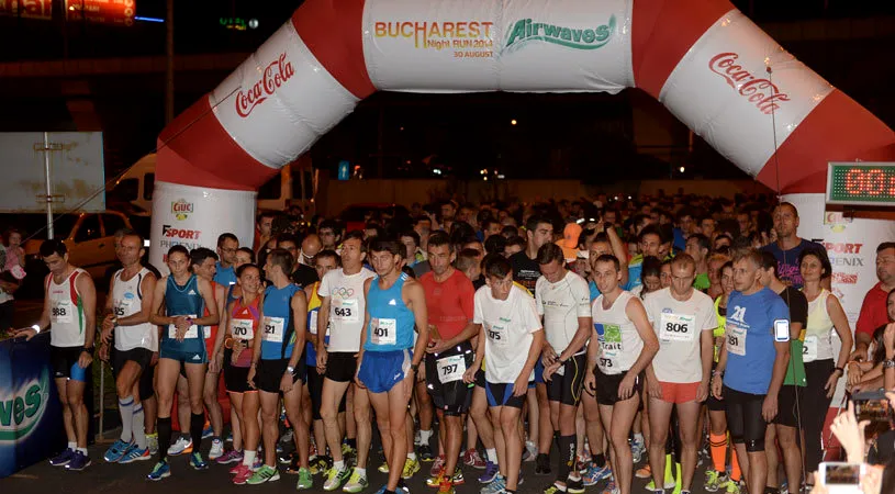 A III-a ediție a Bucharest NightRun a adunat câteva sute de bucureșteni la Pasajul Basarab, la cel mai mare eveniment de running nocturn din România