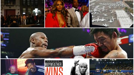 FOTO | Cum s-a urmărit meciul Mayweather-Pacquiao în lume. De la stilul gangsta în Brooklyn, la străzile pustii din Manila și bling-bling-ul din MGM Arena