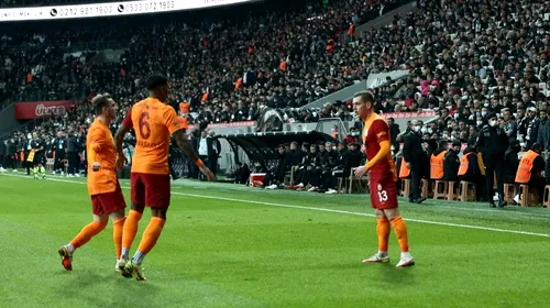Alexandru Cicâldău, gol superb în marele derby cu Beșiktaș! Moruțan, titular și el pentru Galatasaray | VIDEO