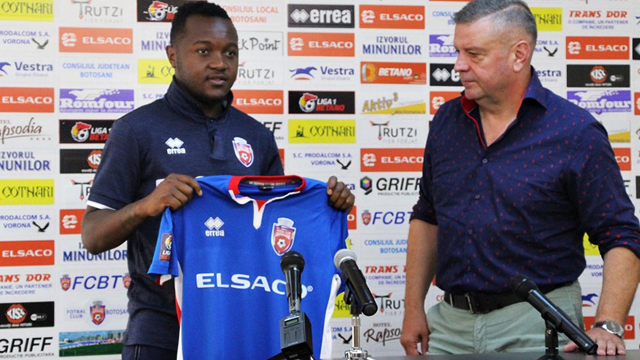 Valeriu Iftime și-a dat acceptul pentru plecarea lui Ongenda. Condițiile impuse însă de patronul de la FC Botoșani: "Să-i vină mintea la cap"