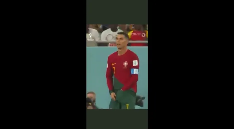 După ce cotrobăia Cristiano Ronaldo în șort în timpul meciului cu Ghana! Federația Portugheză de Fotbal a venit cu lămuriri | VIDEO