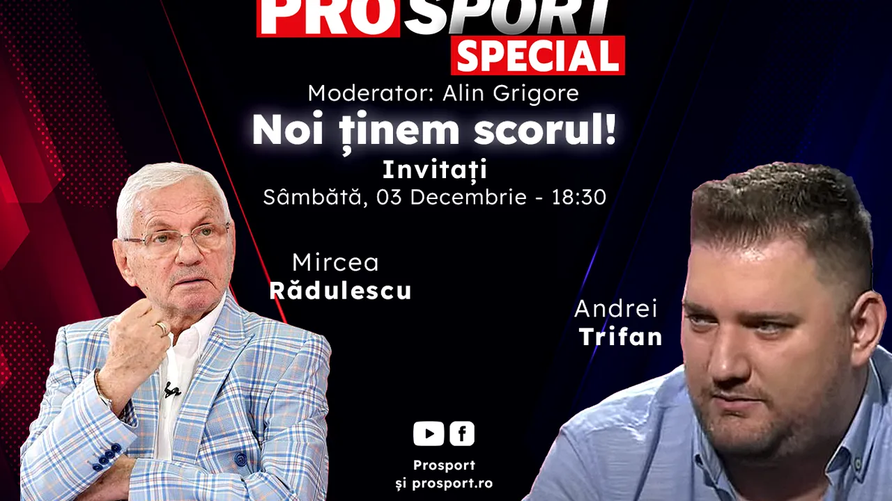Comentăm împreună la ProSport Special derby-ul Universitatea Craiova - FC U Craiova alături de Mircea Rădulescu și Andrei Trifan!