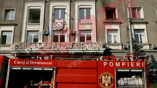 FOTO Incendiu la stadionul Dinamo!** 20 de persoane au fost evacuate