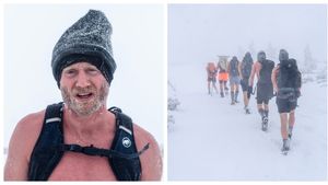 E de nerecunoscut. Fotbalistul de 34 de ani a participat la Iceman Challenge: a urcat pe un munte înghețat, la 3000 de metri, doar în bocanci şi pantaloni scurți