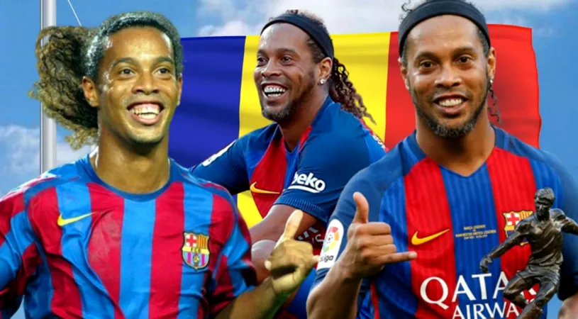 Ronaldinho vine în România! Când va avea loc evenimentul și unde va putea fi văzut fostul Balon de Aur: „Totul a fost stabilit” | EXCLUSIV