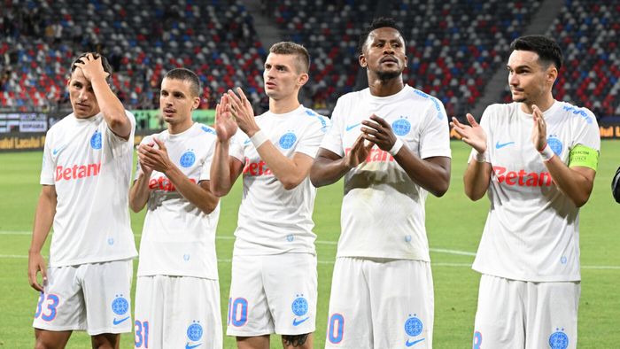 Cu gândul la imnul Champions League și la milioane, FCSB se califică târâș după fotbal sărăcăcios în decor de Băile Herculane: 1-2 cu campioana Andorrei în cronica lui Gabriel Berceanu