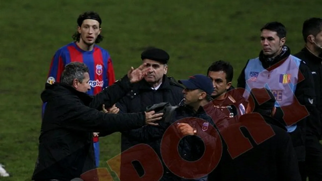 Partida Steaua-Ceahlăul a fost întreruptă în minutul 61!** VEZI apelul lui Gigi către fani!