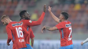 FCSB - Sepsi 2-0. Inspirația lui Teja: Coman, decisiv! "Perla" lui Becali a scos un penalty și a marcat, după ce a fost introdus la pauză, asigurând victoria roș-albaștrilor