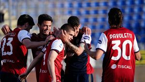 Fabulos! Răzvan Marin închide tabela pentru Cagliari cu un gol de la 30 de metri | VIDEO