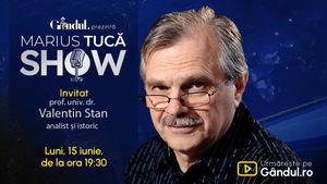 Marius Tucă Show începe luni, 15 iunie, de la ora 19.30, pe Gândul. Invitat: prof. univ. dr. Valentin Stan