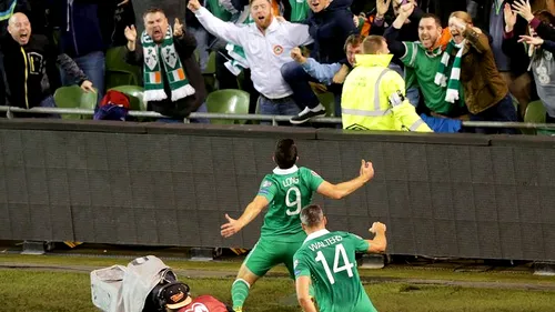 Reacție fabuloasă a lui Long, după ce a marcat golul victoriei Irlandei în fața Germaniei | VIDEO GENIAL