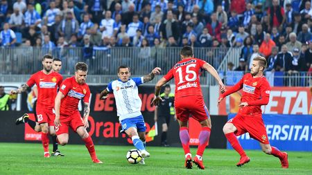 LIVE BLOG | CS U Craiova - FCSB 0-1. Teixeira a dat lovitura în minutul 86 și vicecampioana speră la titlu! Prima înfrângere a oltenilor pe noul "Oblemenco". Pintilii și Morais au fost eliminați