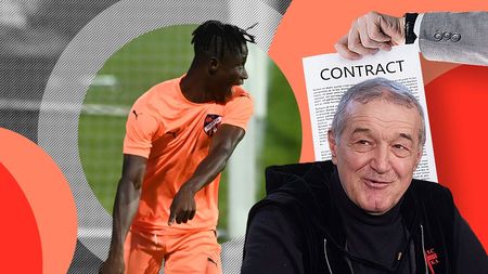 Forma excelentă a lui Valentin Crețu l-a făcut pe Gigi Becali să îi schimbe oferta lui Nana Antwi! Ce contract i-a pus patronul FCSB pe masă africanului vitezist. EXCLUSIV