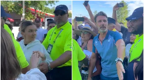 Imagini demențiale la Toronto! Simona Halep, scoasă cu bodyguarzii din mulțimea de fani după ce a cucerit titlul! Patrick Mouratoglou, reacție genială: „Lăsați-i doar pe români!” VIDEO