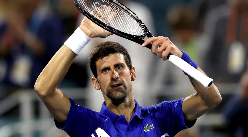 Novak Djokovic, mic scandal la Miami: 