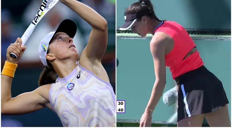 Capăt de drum pentru Sorana Cîrstea la Indian Wells! Românca, răpusă în sferturi de loviturile necruțătoare ale liderului WTA | VIDEO