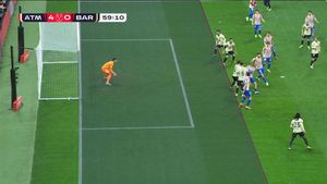 Scandal monstru! VAR a stat 7 minute şi a anulat un gol marcat de Barcelona la 4-0 pentru Atletico Madrid pentru un ofsaid de un milimetru