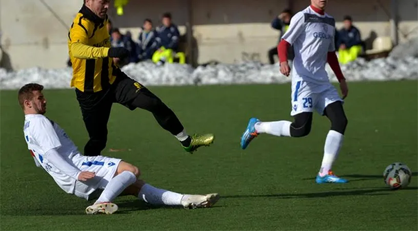 Echipa lui Rică Neaga, sparring partner pentru FC Brașov.** 