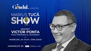 Marius Tucă Show începe miercuri, 24 iulie, de la ora 20.00, live pe gândul.ro. Invitat: Victor Ponta