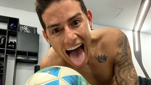 Fotbaliștii sunt mai inventivi în izolare! Lui James Rodriguez chiar îi lipsesc deplasările! Cum s-a filmat jucătorul lui Real Madrid | VIDEO