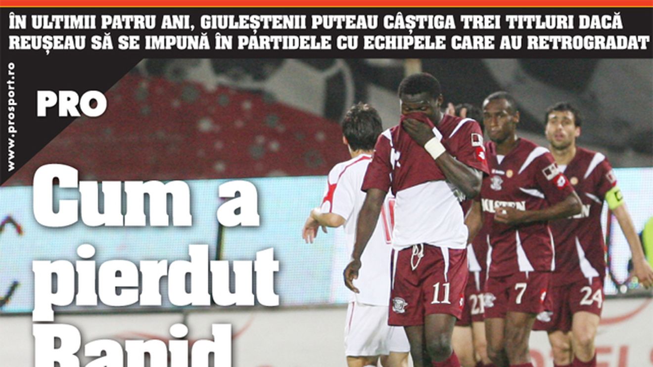 Rapid sau cum se pierde un titlu