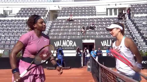 Serena Williams, învinsă la debutul în turneul de la Roma! Favoritele cad pe capete la Foro Italico | VIDEO