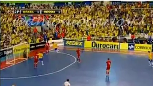 VIDEO Se poate mai elegant de atât?** Super gol marcat de brazilieni la un meci de futsal!