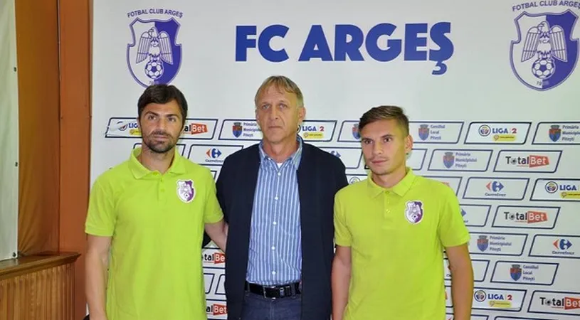 Rareș Enceanu și Vasile Gheorghe, prezentați oficial la FC Argeș.** Ambii jucători nu văd coborârea în Liga 2 ca un pas înapoi și-și propun victoria în derby-ul cu Petrolul