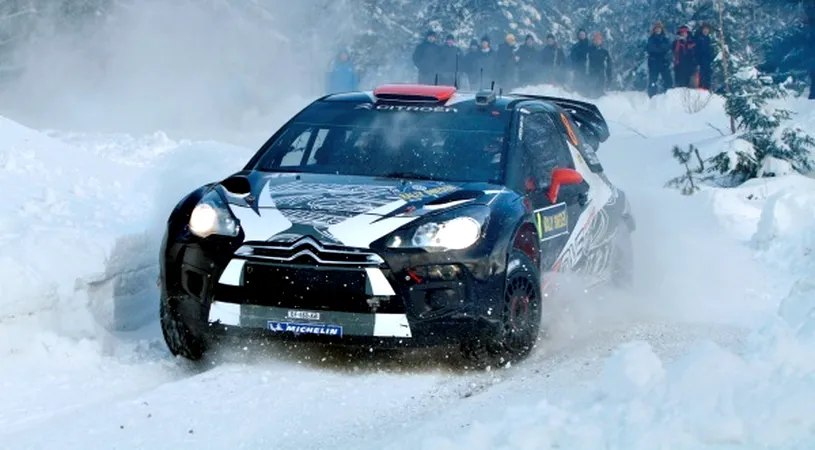 CitroÃ«n DS3 WRC, locurile 4 și 6 la Raliul Suediei