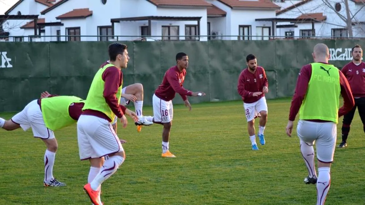 Victorie pentru giuleșteni în ultimul amical din Antalya. Rapid - Arsenal Tula 1-0