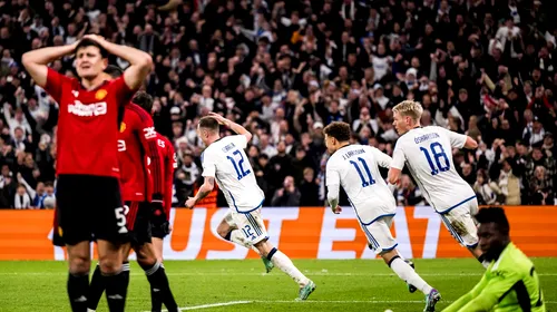 O nouă seară de gală în Liga Campionilor | Nebunie de meci, cu 7 goluri, între Copenhaga și <i class='ep-highlight'>Manchester</i> <i class='ep-highlight'>United</i>! Bayern Munchen s-a chinuit acasă cu Galatasaray, Real Madrid a câștigat fără probleme cu Braga. Toate rezultatele serii