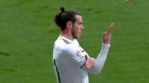 VIDEO | Victorie pentru Real în derby-ul Madridului cu Atletico! Tot stadionul „a luat foc” după ce Gareth Bale a făcut un gest obscen