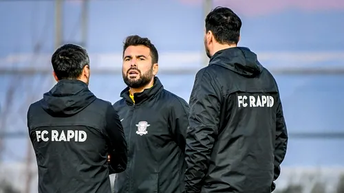 Adi Mutu, nervos la amicalul jucat de Rapid cu SK Sigma Olonouc! „Briliantul” a vrut să anuleze partida pierdută de către giuleșteni, scor 0-2