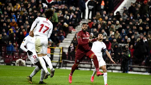 Stadionul din Sevilla se umple în premieră în Europa League. CFR joacă al treilea meci într-o săptămână cu casa închisă