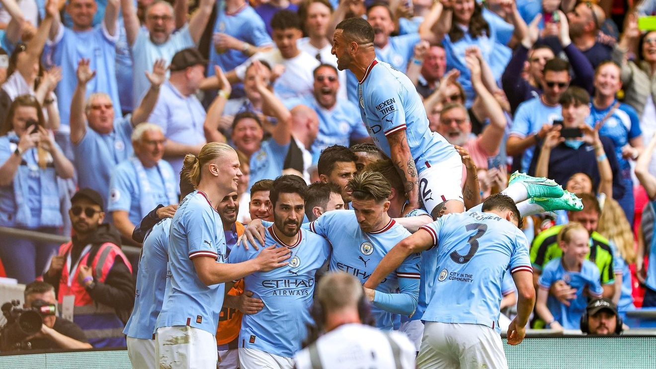 Manchester City, tot mai aproape de o „triplă” istorică! Trupa lui Pep Guardiola a învins-o pe rivala Manchester United în finala Cupei Angliei și se pregătește pentru ultimul act din Liga Campionilor