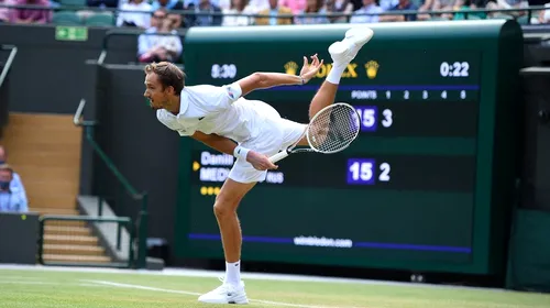 Surpriză incredibilă la Wimbledon! Al doilea favorit al turneului e OUT, iar Roger Federer va întâlni un adversar accesibil în sferturi