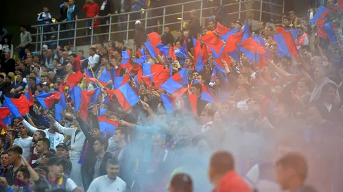 FOTO | Banner-ul dur afișat de galeria Stelei la meciul cu Villarreal: fanii nu au uitat