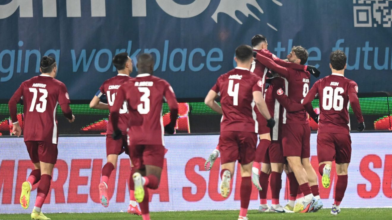 CFR Cluj - Oțelul Galați 1-0, în etapa 22 din Superliga. Echipa lui Daniel Pancu se impune fără probleme și se apropie de locurile de play-off