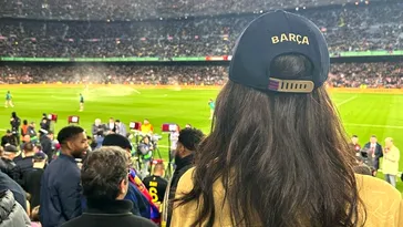 Una dintre cele mai frumoase prezentatoare TV din România a întors toate privirile bărbaților la meciul FC Barcelona – Real Madrid! Cum a ajuns pe Nou Camp vedeta | GALERIE FOTO