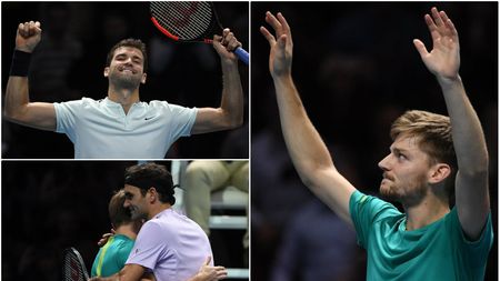Finala generației '90 la Turneul Campionilor. Filmul zilei: Dimitrov l-a depășit, dramatic, pe Sock. Goffin a fost "David Copperfield" al tenisului și a produs o surpriză URIAȘĂ‚: l-a învins pe Federer în semifinale, după ce a jucat magistral punctele-cheie. "Nu am cuvinte!"