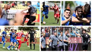 Abia revenit după o suspendare, Adrian Mihalcea a văzut cartonașul roșu în meciul Sloboziei cu Gloria Buzău: ”Arbitrii ăștia sunt copii, nu știu să ducă un meci. Respectați-ne, fraților, și pe noi!”