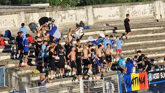 Lider în Liga 2, CSM Slatina joacă pe un stadion care arată tot mai rău. Gică Craioveanu: ”Cade tencuiala, cade tot”