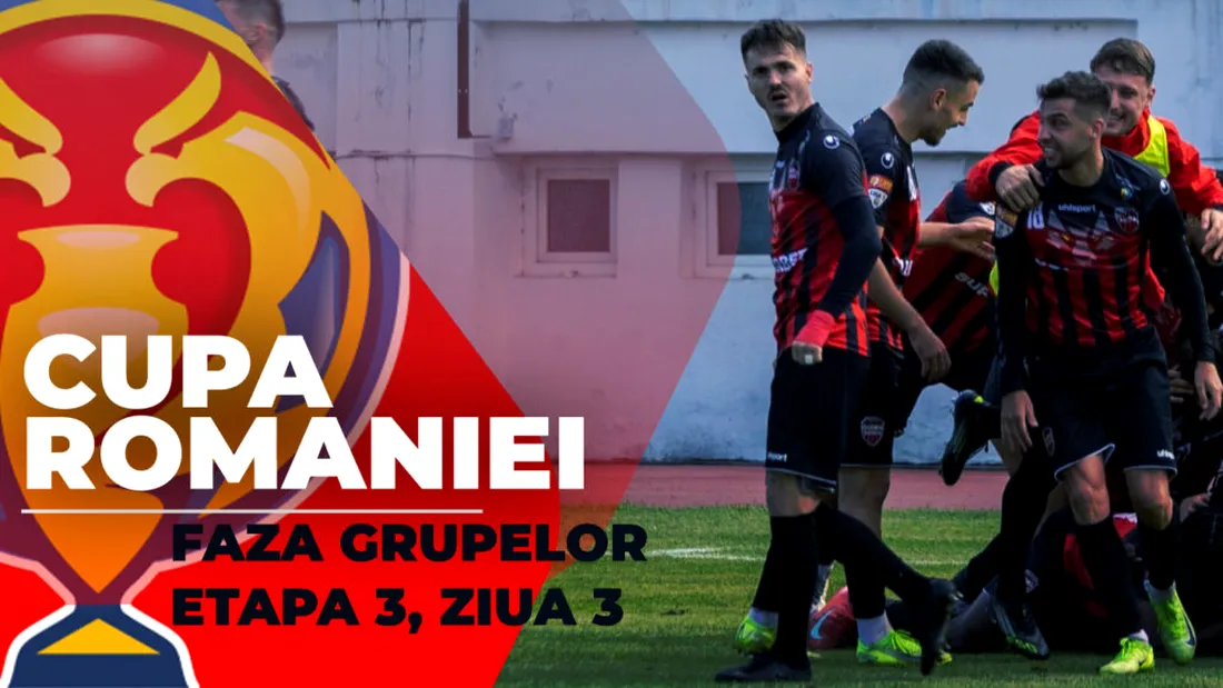 CS Gloria Bistrița - UTA și U Craiova - FCSB se dispută ACUM. Două dintre ele vor fi ultimele calificate în sferturile Cupei României