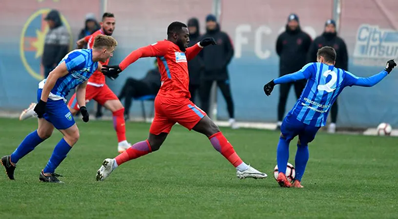 Progresul Spartac a cedat cu 0-3** în amicalul de lux cu FCSB