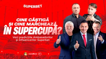 ADVERTORIAL | Cine câștigă Supercupa? Cine marchează? Vezi predicțiile Ambasadorilor și Influencerilor Superbet!