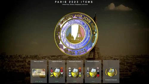 CS:GO - Stickerele BLAST Paris Major 2023 au fost introduse în noul update de la VALVE