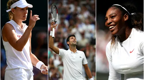 Cea mai controversată zi de sâmbătă din istoria Wimbledonului, în 3 declarații tari: „a fost răul necesar”, „am încercat, ca Michael Jordan în ‘Space Jam'” și o reacție extrem de sinceră a campioanei când a fost întrebată despre trofeul Simonei Halep de la Paris – „mda…”