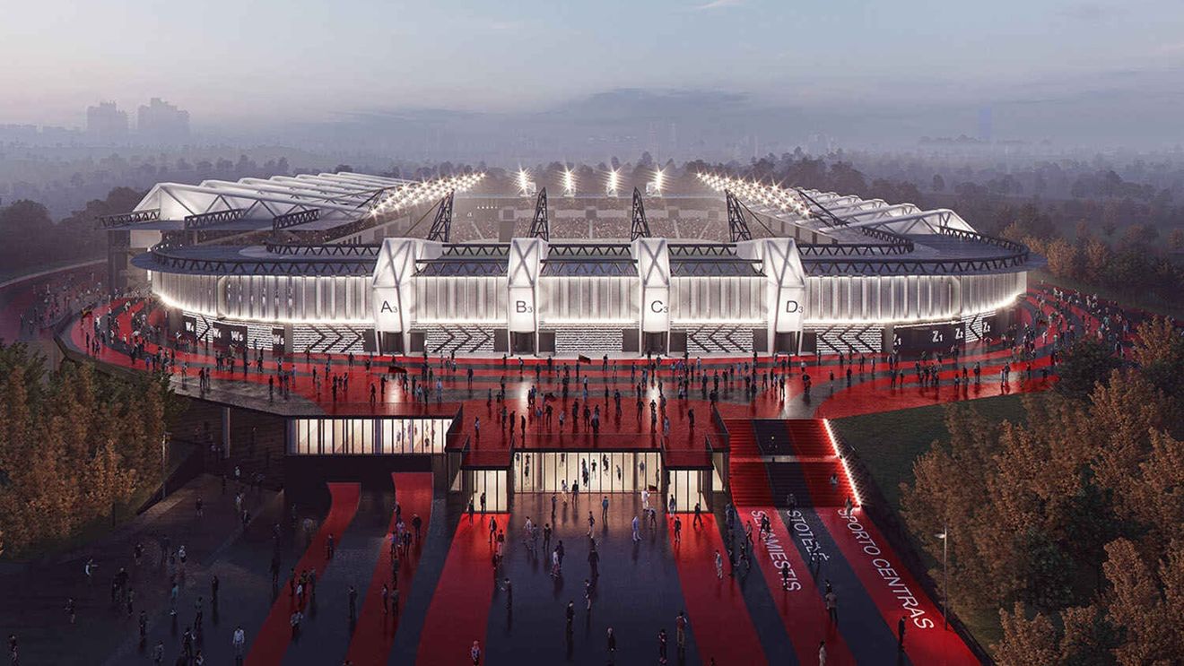 Vor să bage 155.000.000 în stadionul național şi în complexul din jurul acestuia. Arena din capitala Lituaniei trece la alt nivel