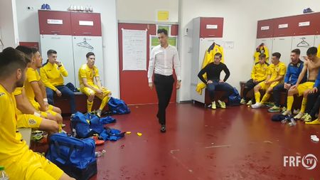 VIDEO | Un nou discurs motivațional la naționala U21. Moment emoționant furnizat de Mirel Rădoi: "Am fost plecat 9 ani, dar niciodată nu m-am simțit mai mândru că sunt român"