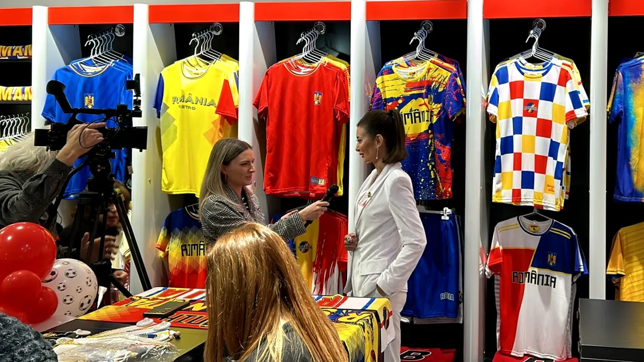 Soția lui Nicolae Badea și-a deschis un magazin care comercializează produse pentru fanii lui Dinamo și ai echipei naționale! Acționarul „câinilor” a lipsit de la inaugurare